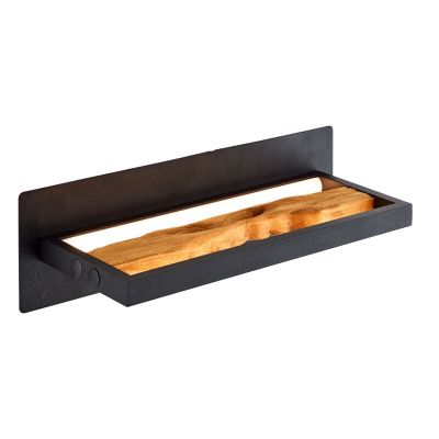 Applique murale marronne rustique, Raynor, 9,5W, 3000K LED