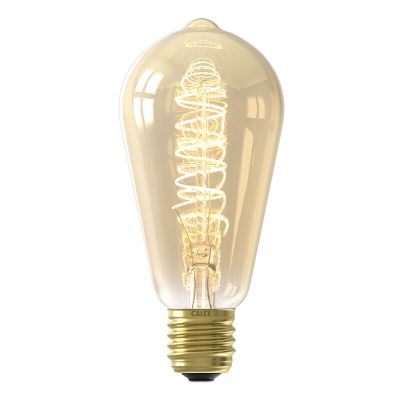 Calex ampoule LED Edison E27 gradable ambre, 5,5W, 2100K