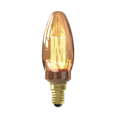 Calex ampoule LED bougie E14 gradable ambre, 2,3W, 1800K
