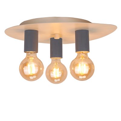 Plafonnier bleu en métal, Leilani