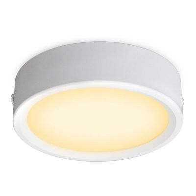 Plafonnier blanc en aluminium, Aletta, 15W, 3000K LED