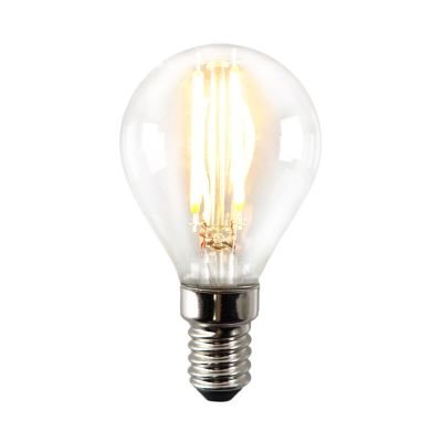 Dimmable E14 ampoule LED, P45, 3w, verre transparent, 2700k