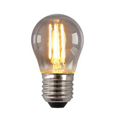 Dimmable E27 ampoule LED, P45, 3w, le verre de fumée, 2200K