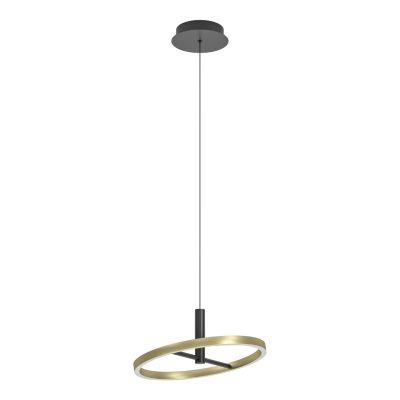 Suspension laiton en métal, Buket, 19W, 3000K LED, gradable en 3 étapes