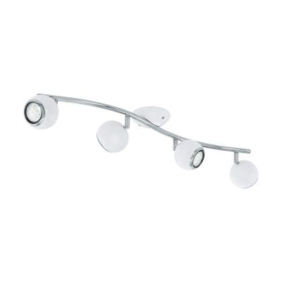 Spot plafond chromé en acier, Anissa