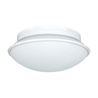 Applique murale blanche en acier, Nicoletta, IP44