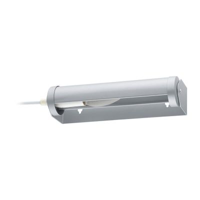 Éclairage sous meuble cuisine en acier chromé, Karl, avec interrupteur