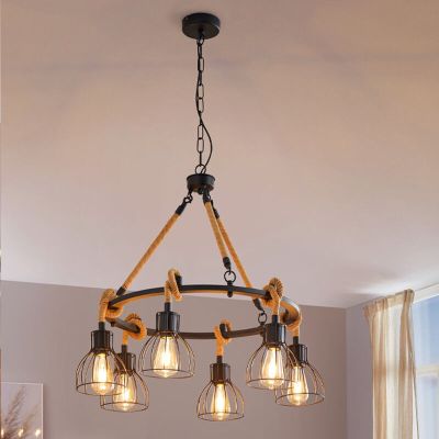 Suspension noire en acier, Simeon