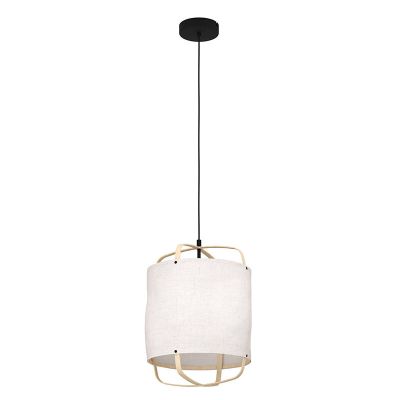 Suspension blanche en tissu, Rocco