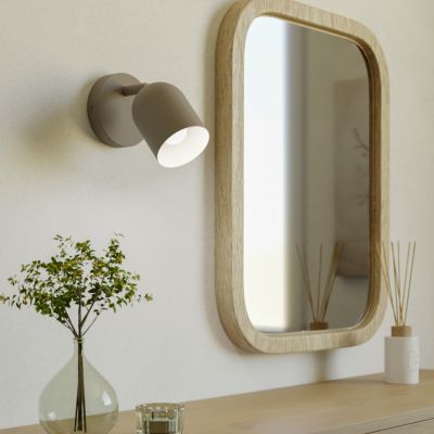 Spot mural marron en acier, Tjitte