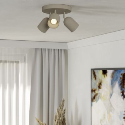 Spot plafond marron en acier, Tjitte