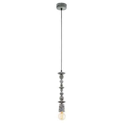 Suspension en bois noire, Abel