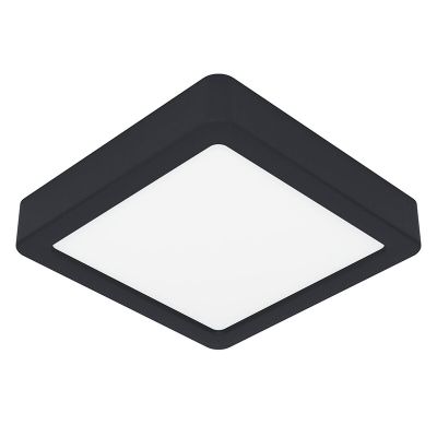 Plafonnier salle de bain blanc en plastique, Geraldo, 11W, 3000K LED, IP44