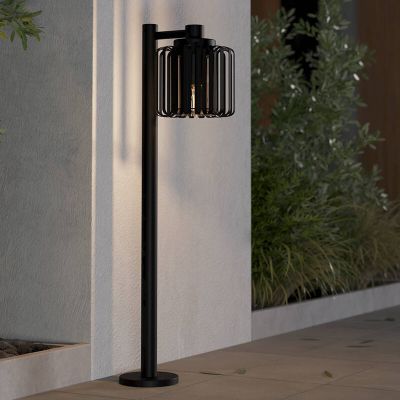 Luminaire extérieur noir en aluminium, Rebecca, IP65