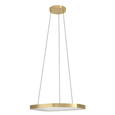 Suspension dorée en aluminium, Samson, 25,2W, 3000K LED