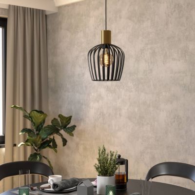 Suspension noire en acier, Insaf
