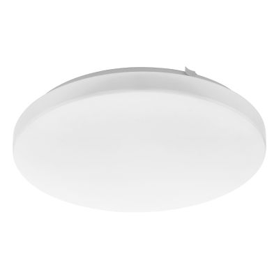 Plafonnier connecté blanc en plastique, Eloise, 12W, RGBW LED