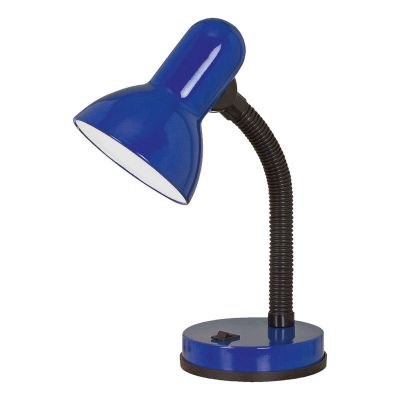 Lampe de table pour enfants bleue en plastique, Granza, avec interrupteur
