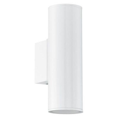 Luminaire extérieur blanc en métal, Marlies, IP44