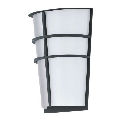 Luminaire extérieur anthracite en plastique, Bastiaan, IP44
