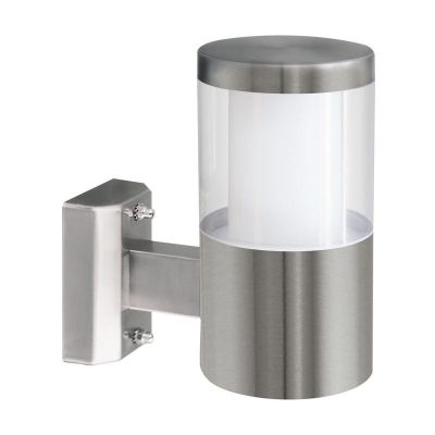 Luminaire extérieur argenté en plastique, Neele, IP44
