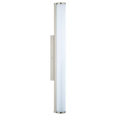 Éclairage miroir nickel en verre, Jersey, 16W, 4000K LED, IP44