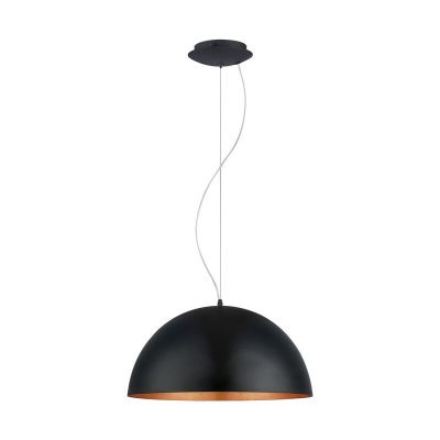 Suspension demi-sphère cuivre en métal, Geneva