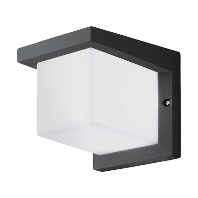 Luminaire extérieur anthracite en plastique, Marcela, 10W, 3000K LED, IP54