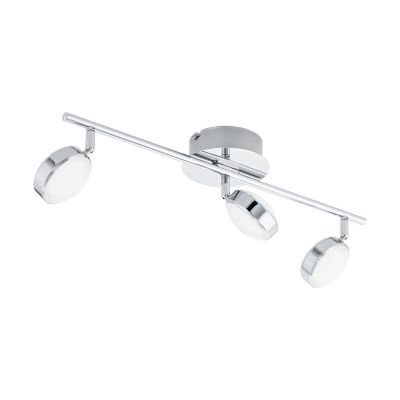Spot plafond chromé en acier, Tjark, 5W, 3000K LED