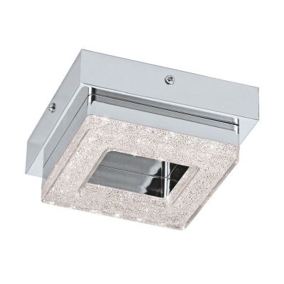 Applique murale chromée en plastique, Arjo, 4W, 3000K LED