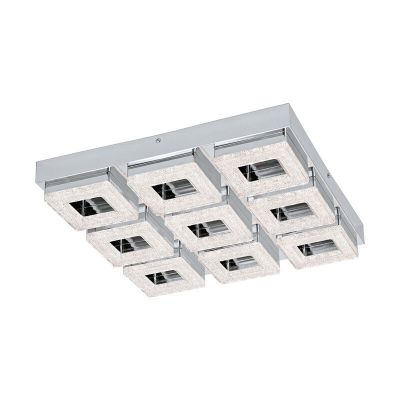 Applique murale chromée en plastique, Arjo, 4W, 3000K LED