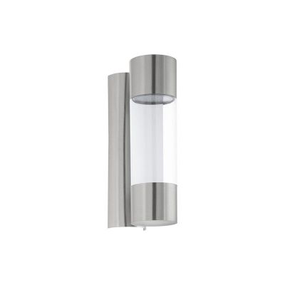 Luminaire extérieur argentée en plastique, Bashir, 4W, 3000K LED, IP44