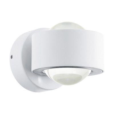 Applique up and down blanche en verre, Beerd, 3W, 3000K LED