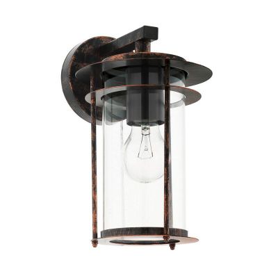 Luminaire extérieur cuivre en verre, Bijou, IP44