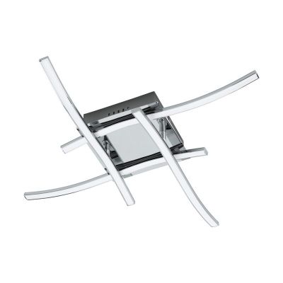 Lampe plafond chromée en aluminium, Yorian, 5W, 3000K LED