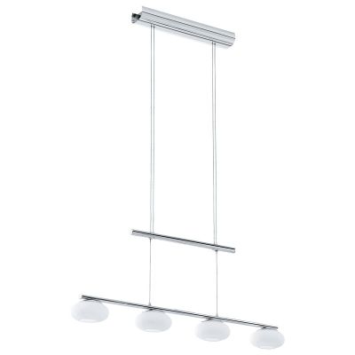 Suspension chromée en acier, Frederico, 4W, 3000K LED