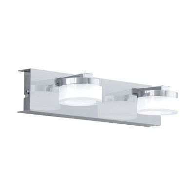Applique murale chromée en plastique, Busra, 7W, 3000K LED, IP44