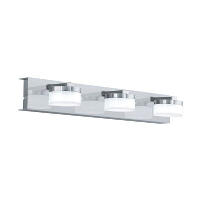 Applique murale chromée en plastique, Busra, 7W, 3000K LED, IP44