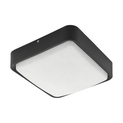 Luminaire extérieur noir en aluminium, Mace, IP44
