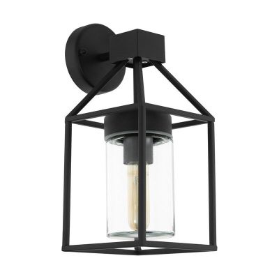 Luminaire extérieur noire en métal, Riff, IP44