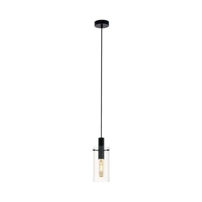 Suspension noire en verre, Jovanni