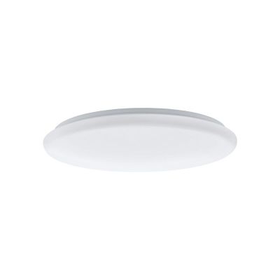 Lampe plafond blanche en acier, Patryk, 40W, couleur réglable LED