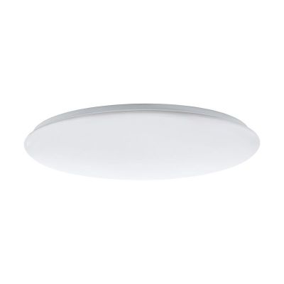 Lampe plafond blanche en acier, Patryk, 60W, couleur réglable LED