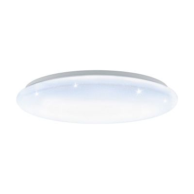 Lampe plafond blanche en acier, Patryk, 40W, white switch LED