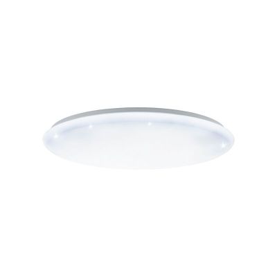 Lampe plafond blanche en acier, Patryk, 60W, white switch LED