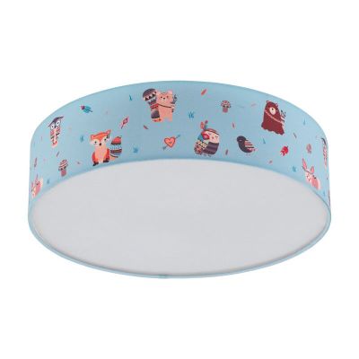 Plafonnier pour enfants multicolore en métal, Mei