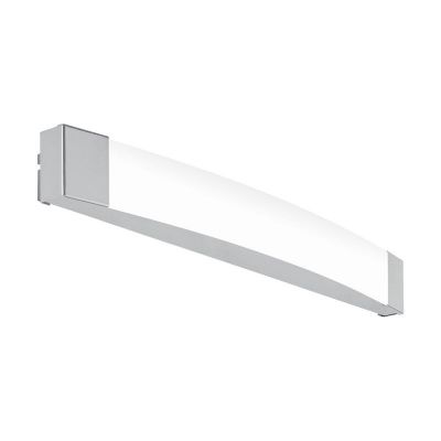 Éclairage miroir chromé en plastique, Rafi, 16W, 4000K LED, IP44