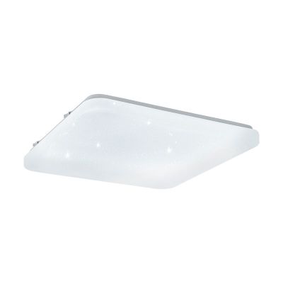 Lampe plafond blanche en acier, Eloise, 17W, 3000K LED