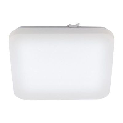 Plafonnier blanc en plastique, Eloise, 17W, 3000K LED, IP44