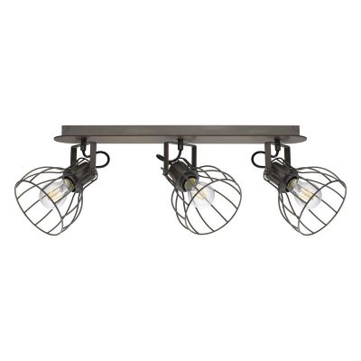 Spot plafond en bois marron, Tjarda